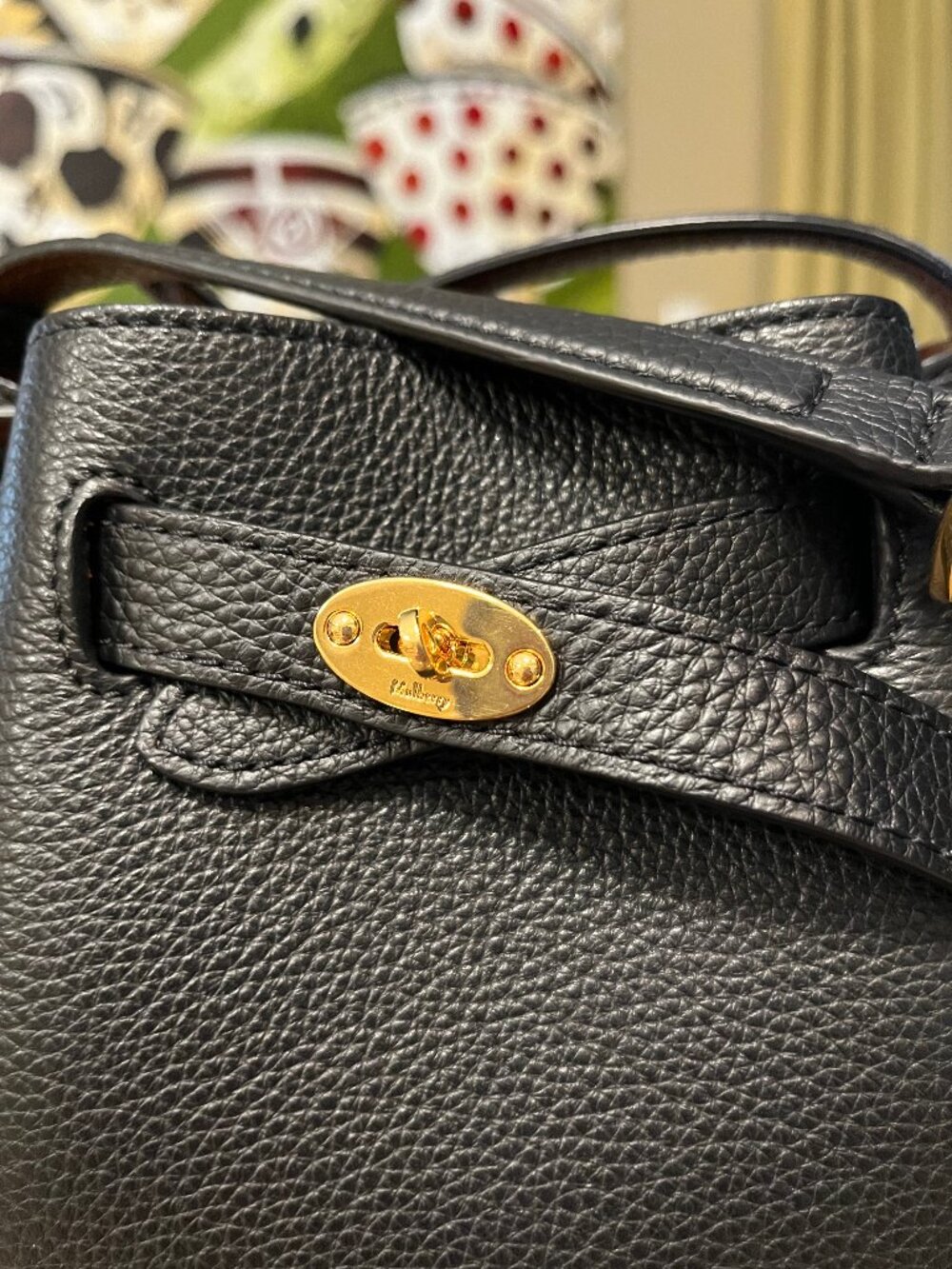 Mulberry Abbey cross-body leather bucket bag - Authentic - Picture 6 of 17
